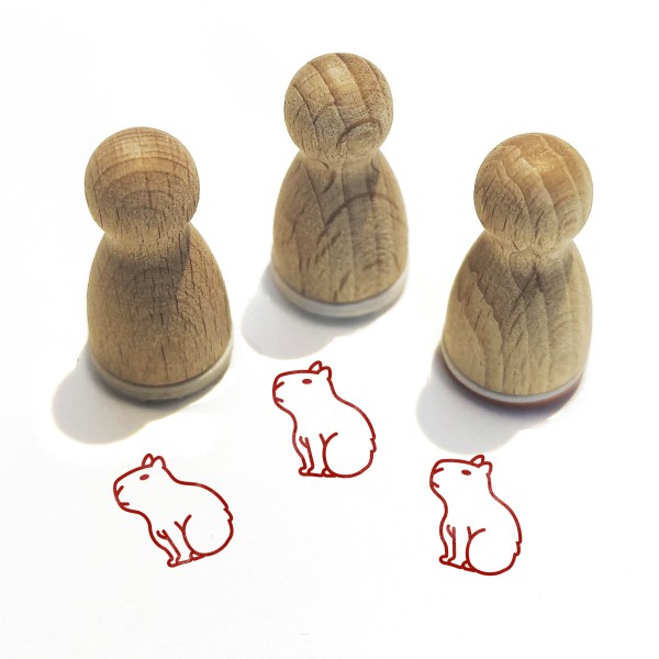 Ministempel F043 - Caspar Capybara