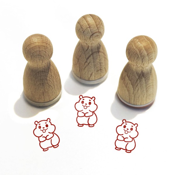 Ministempel F022 - Hugo Hamster